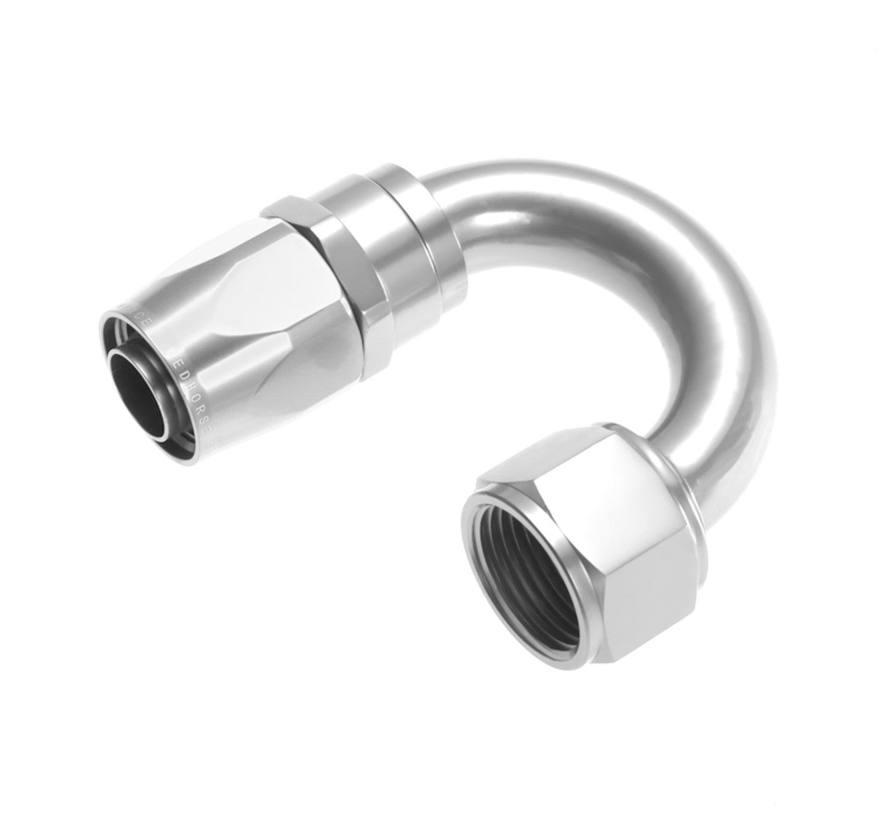 Redhorse Performance 6AN Swivel Hose Ends Clear 180 RHP1180-06-5