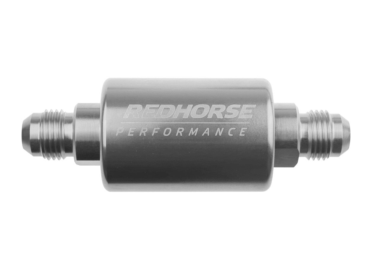 Redhorse Performance 6AN Fuel Filter- Clear RHP4151-06-5