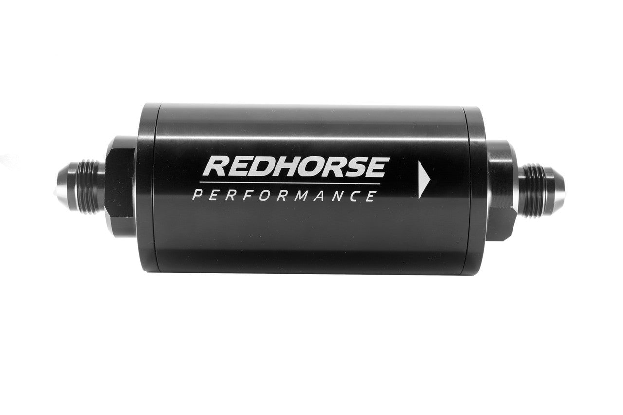 Redhorse Performance 6AN Fuel Filter Black RHP4651-06-2