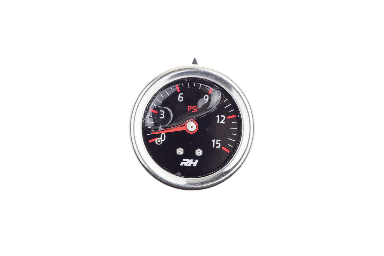 Redhorse Performance Fuel Pressure Gauge Red RHP5001-15-3