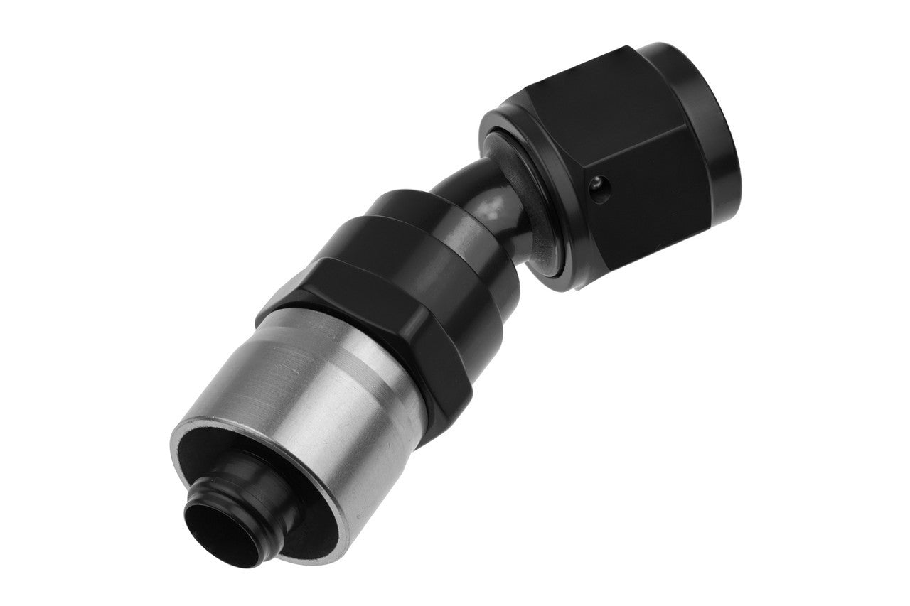 Redhorse Performance 6AN Crimp Style Hose End Black 30 RHP7030-06-2
