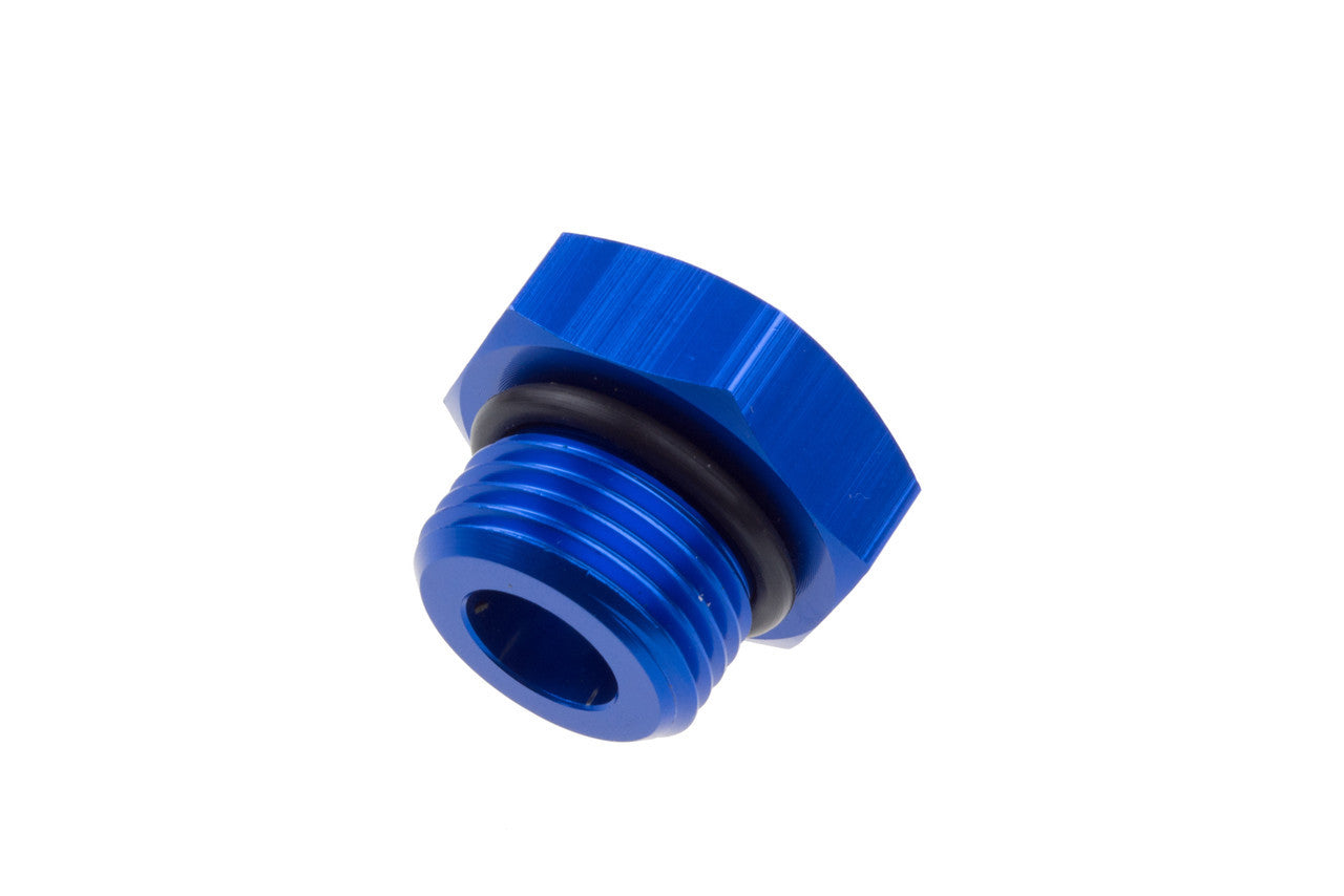 Redhorse Performance 8AN/JIC Straight O-Ring Port Plug Blue RHP814-08-1