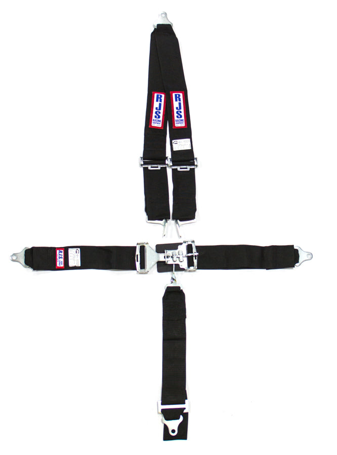 Rjs Safety 5-PT Harness System BK Roll bar MT 3IN Sub RJS1126201