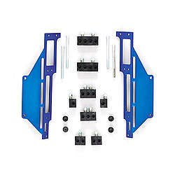 R And M Specialties Spark Plug Wire Loom SBC C/B Blue RMW1120B