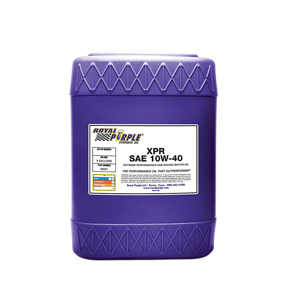 Royal Purple Synthetic Racing Oil XPR 5-Gallon (10W40) MPN ROY05041