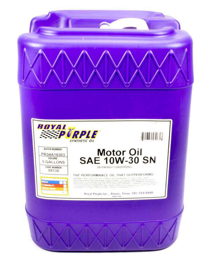 Royal Purple Synthetic Motor Oil 5Gal 10W30 ROY05130