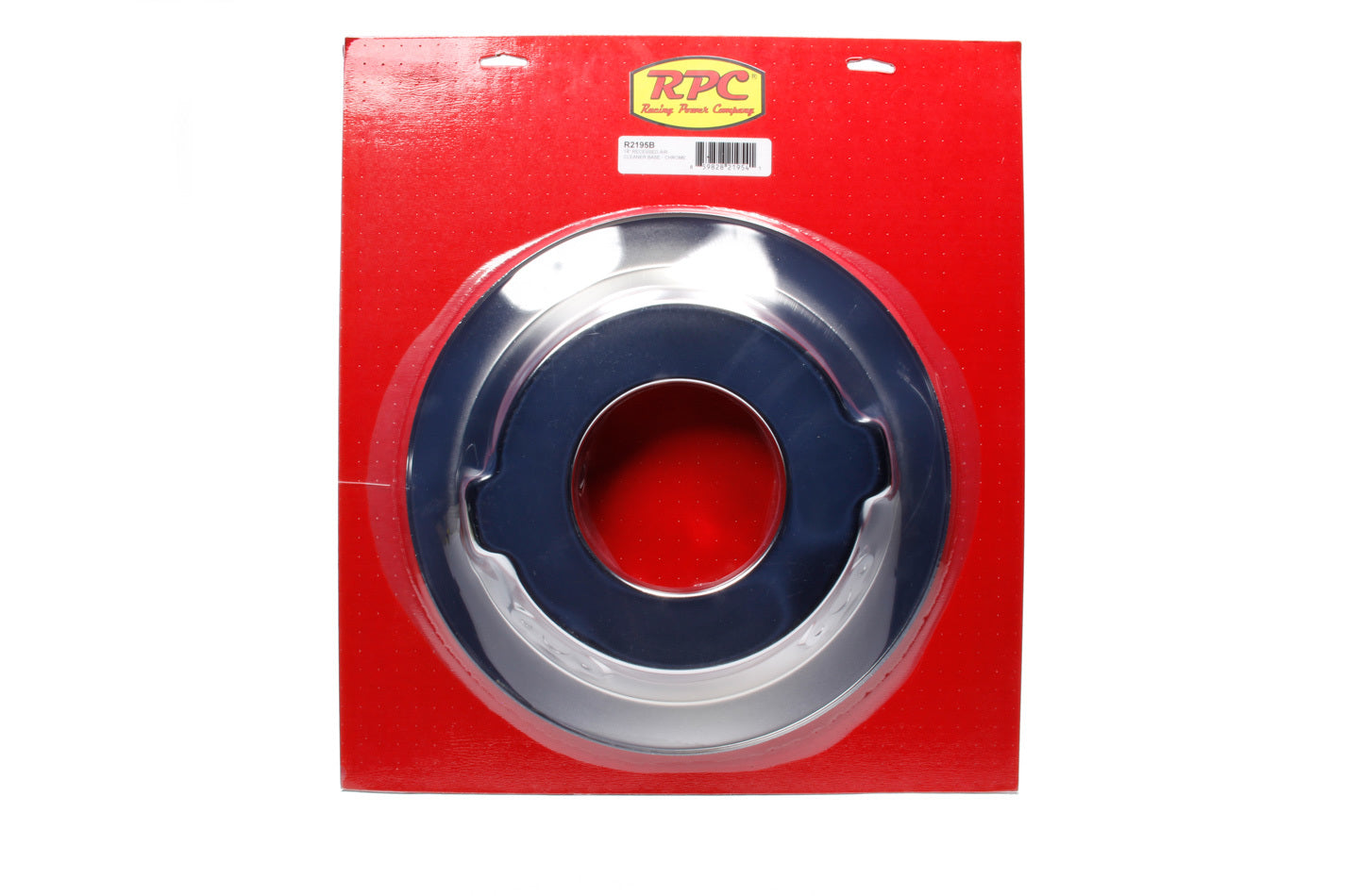 Racing Power Co-Packaged 14in Chrome Recessed Base Air Cleaner MPN RPCR2195B