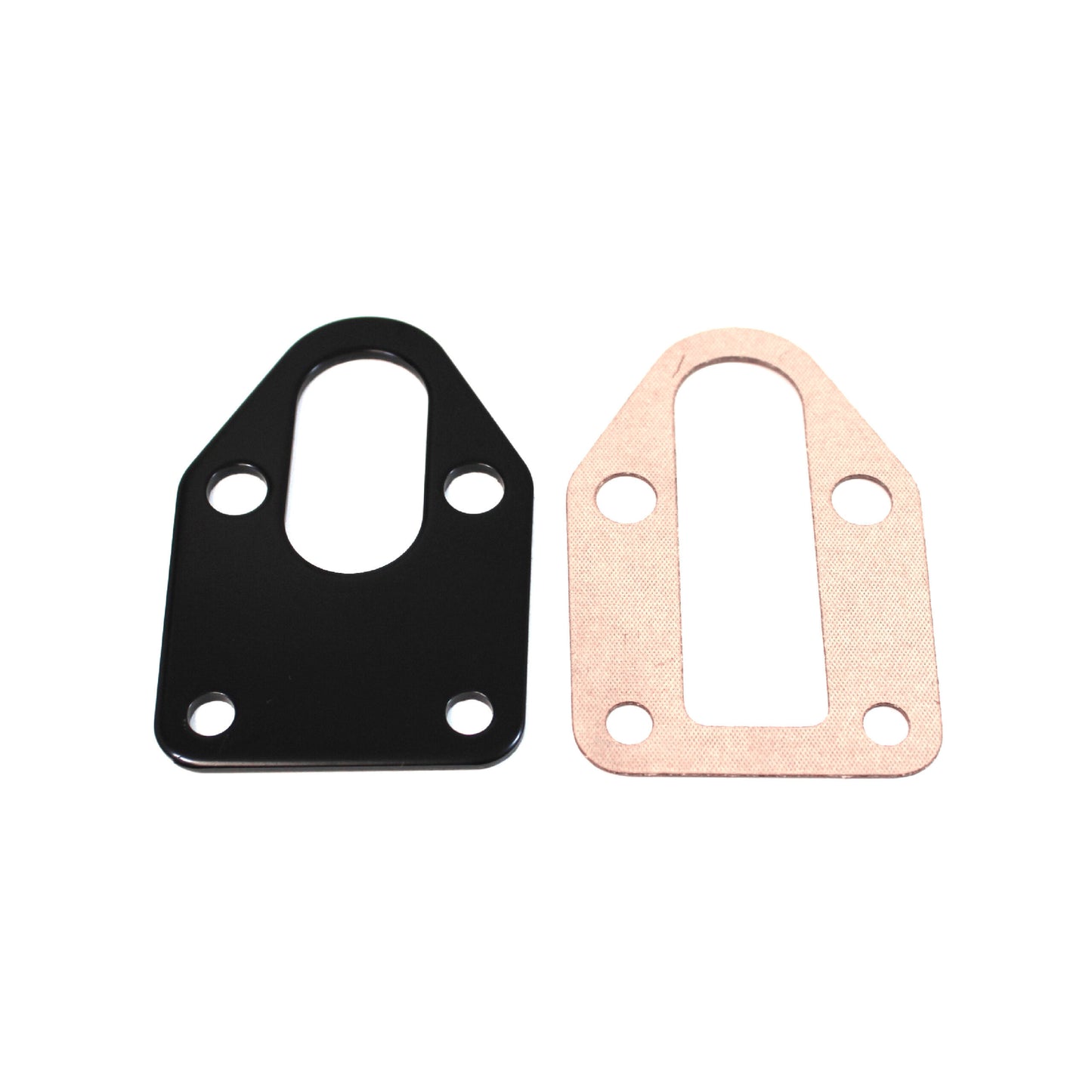 Racing Power Co-Packaged SBC Steel Fuel Pump Mounting Plate Black RPCR2310BK