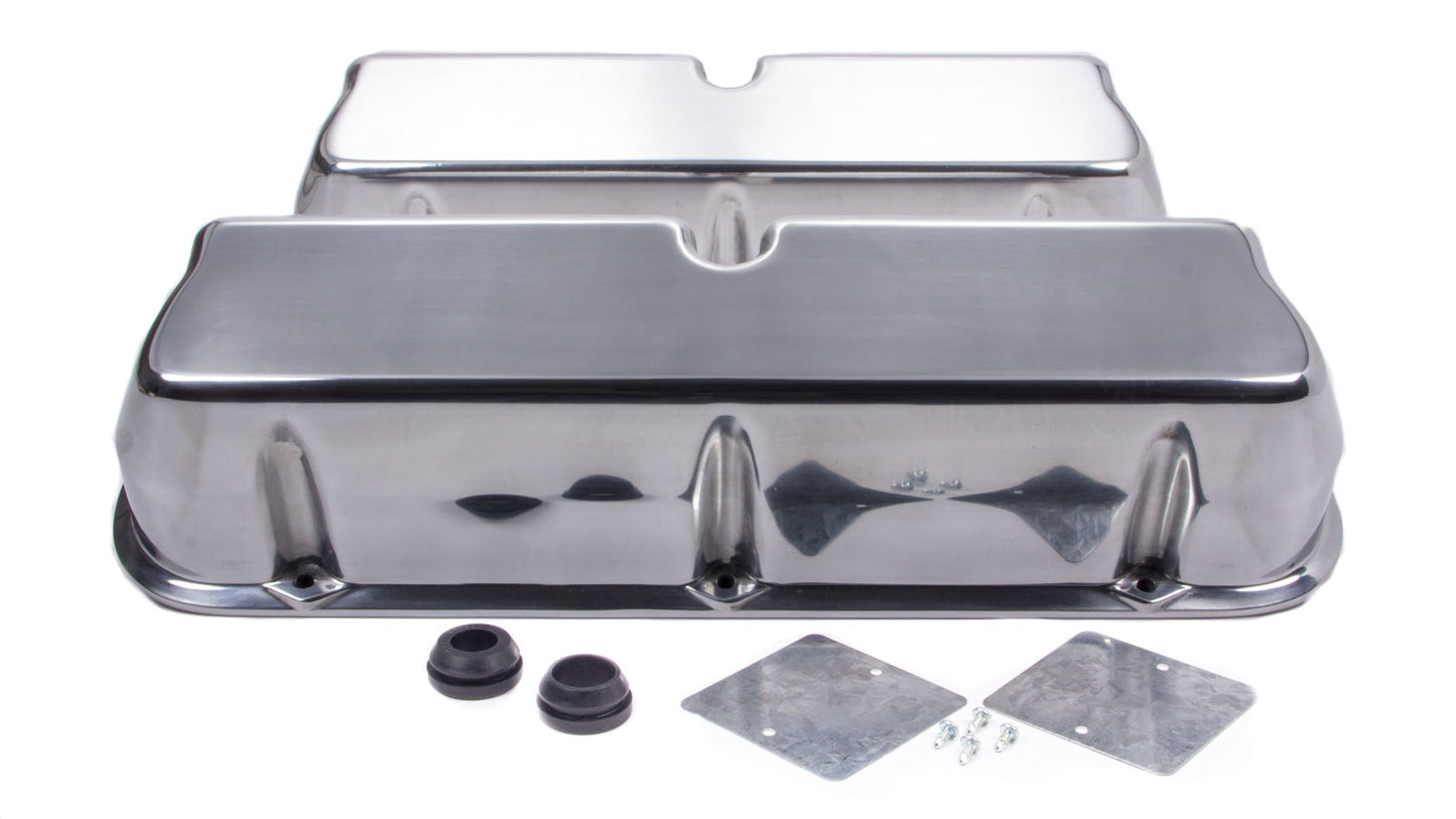 Racing Power Co-Packaged SBF Alum Tall V/C Plain Polished MPN RPCR6170 For Ford
