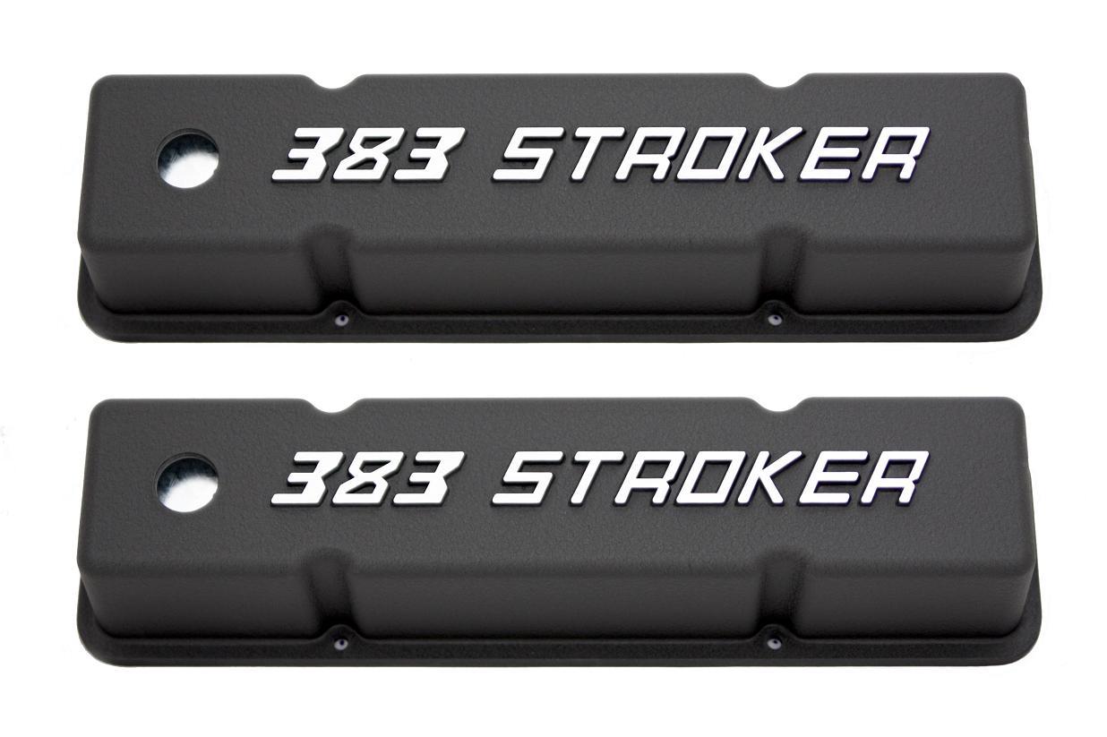 Racing Power Co-Packaged Small Block Chevy Tall Valve Covers 383 Stroker MPN RPCR7617 For Chevy