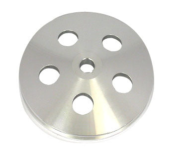 Racing Power Co-Packaged Polished Aluminum GM 1V Power Steering Pulley MPN RPCR8848POL