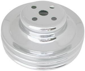Racing Power Co-Packaged Chrome Ford 289 Water Pump 2V Pulley MPN RPCR8975 For Ford
