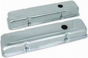 Racing Power Co-Packaged SB Chevy 283-350 Short Valve Cover Pair MPN RPCR9216 For Chevy