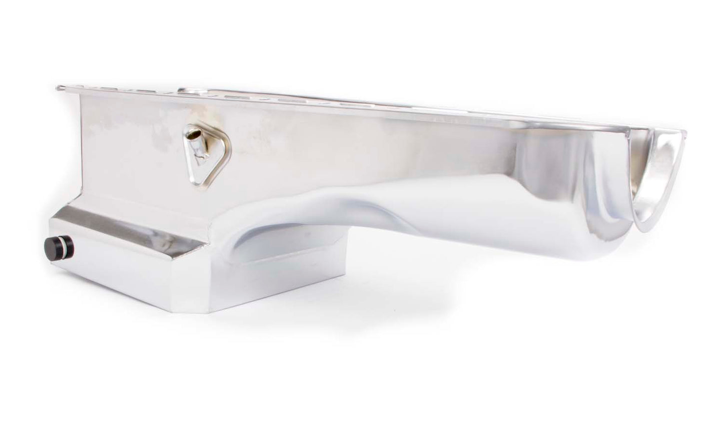 Racing Power Co-Packaged 65-95 BBC Steel Drag Race Oil Pan Chrome MPN RPCR9728 For Chevy