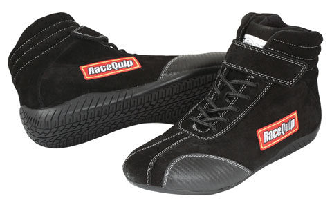 Racequip Shoe Ankletop Black Size 13 SFI MPN RQP30500130