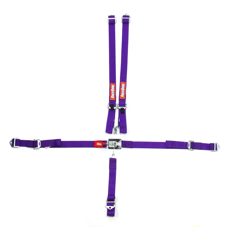 Racequip 5pt Harness Set Jr LL Purple MPN RQP709059