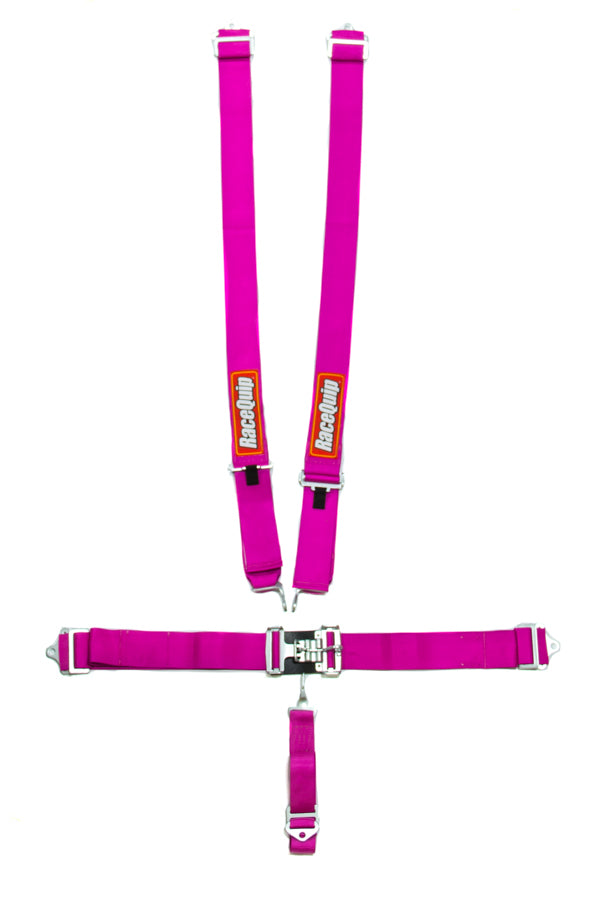 Racequip 5pt Harness Set L&L Pink SFI MPN RQP711081
