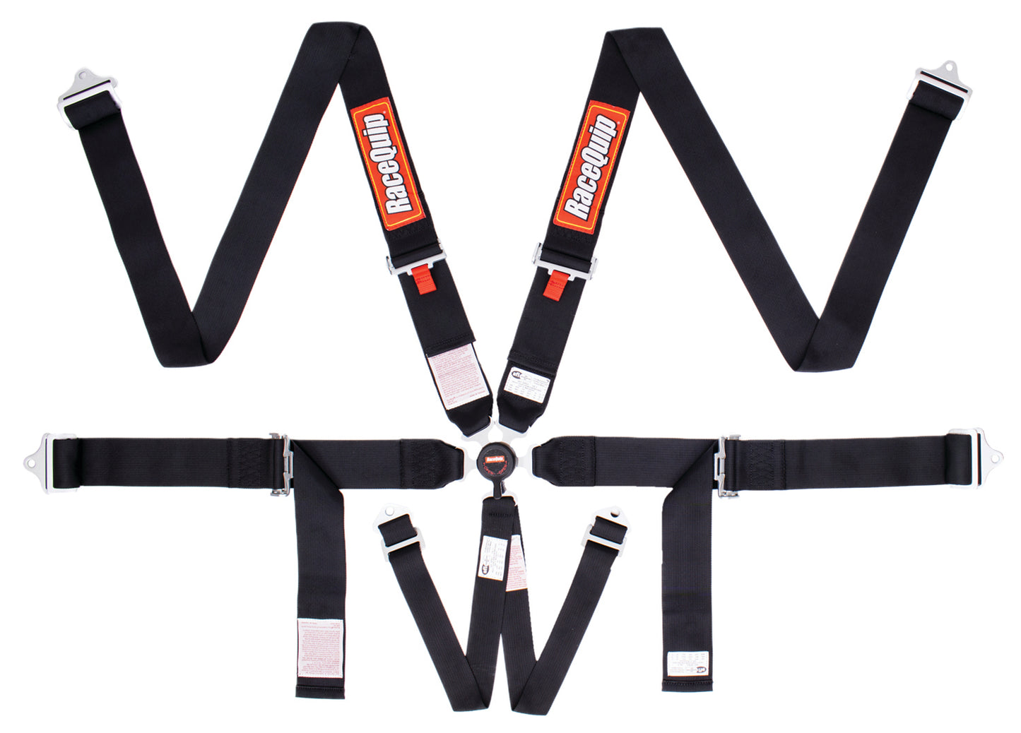 Racequip 6pt Harness Camlock SFI P/U Sportsman Black MPN RQP744004