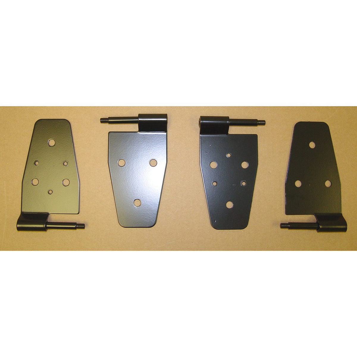 Rugged Ridge Door Hinge Kit Black 87- 06 Jeep Wrangler TJ RUG11202.01