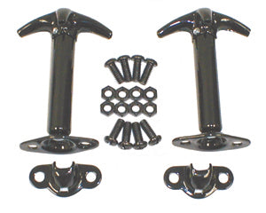 Rugged Ridge Hood Catch Kit Black 4 1-95 Jeep CJ/Wrangler YJ RUG11210.01
