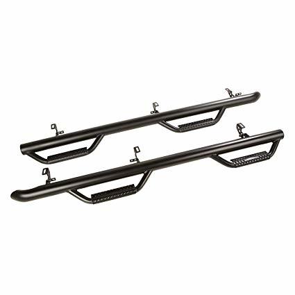 Rugged Ridge Spartan Nerf Bar Kit Tex tured Black 18- Jeep JL RUG11596.04