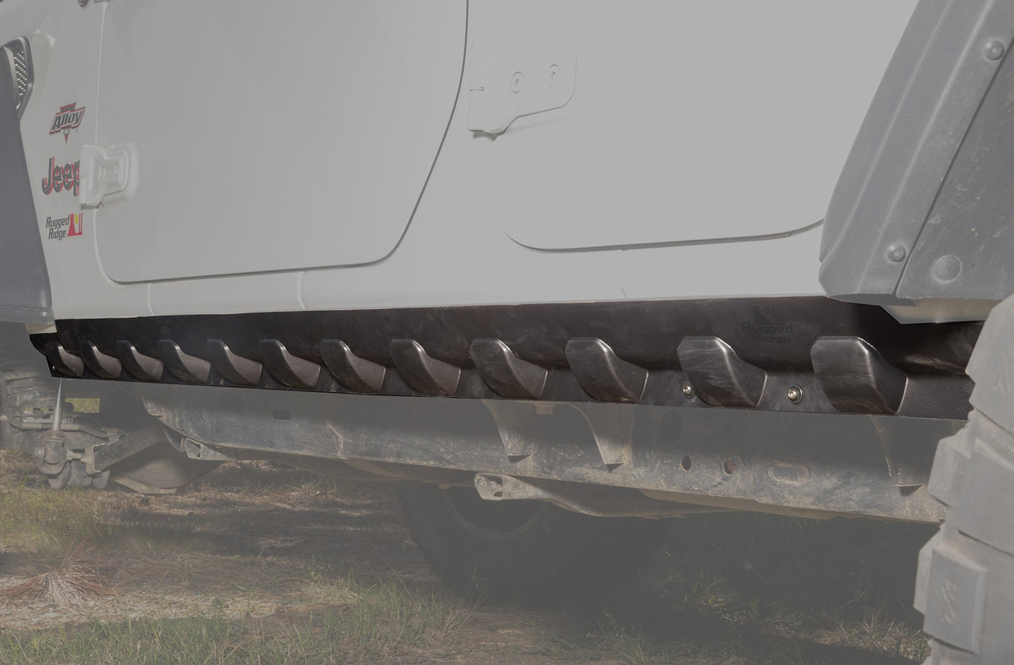 Rugged Ridge Rocker Guard Body Armor 18- Jeep Wrangler JL RUG11651.61