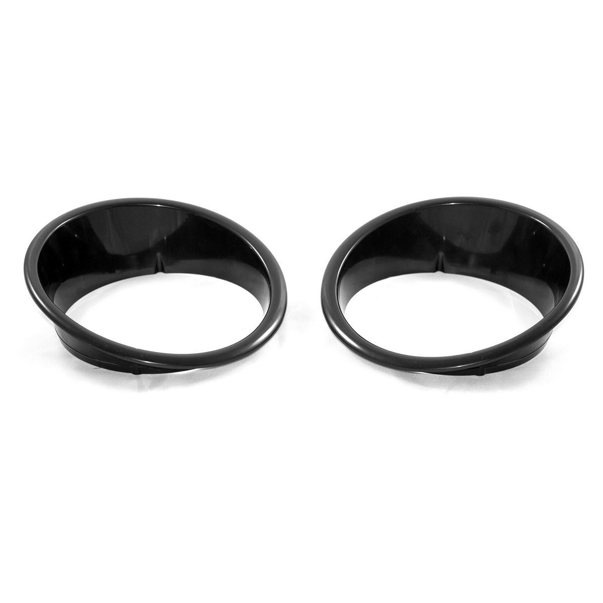 Rugged Ridge Headlight Bezels Black 07-18 Jeep Wrangler JK RUG12419.25