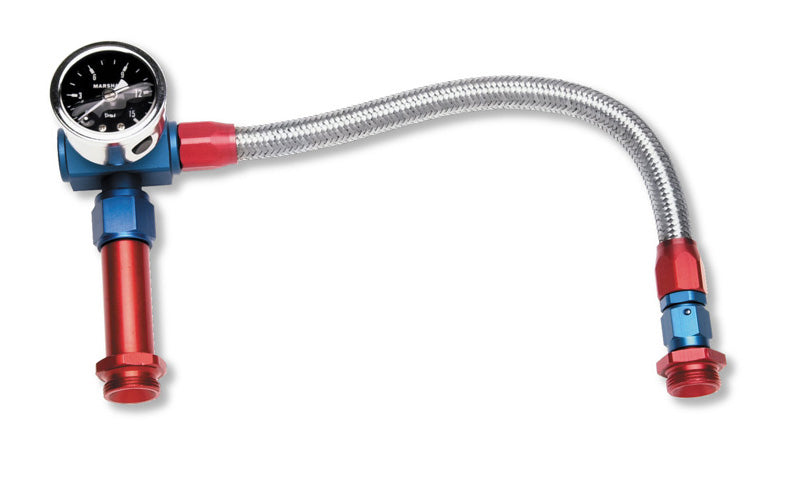 Russell #6 Holley Fuel Line Kit w/Gauge MPN RUS641100