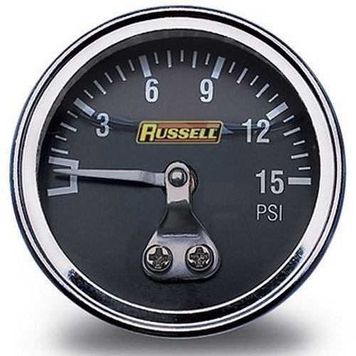 Russel 0-15 PSI Fuel Pressure Gauge 650330