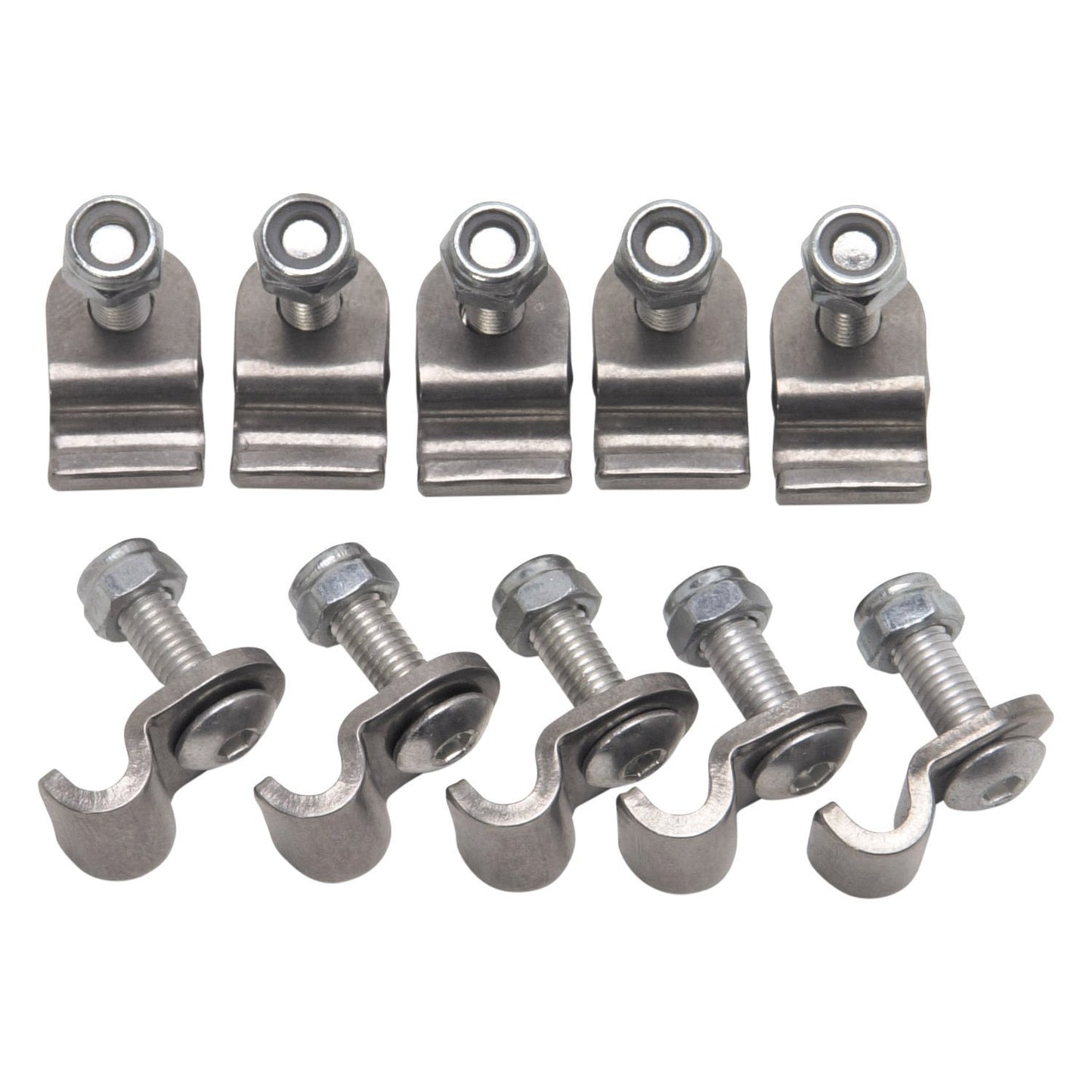 Russell 3/16in SS Brake Line Clamps - 12pk MPN RUS654030