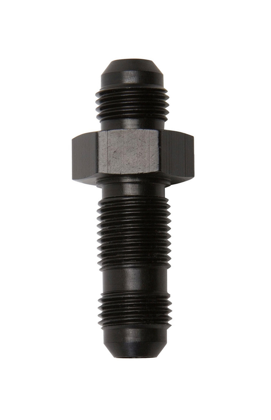 Russell #6 Str Bulkhead Fitting Black RUS661183