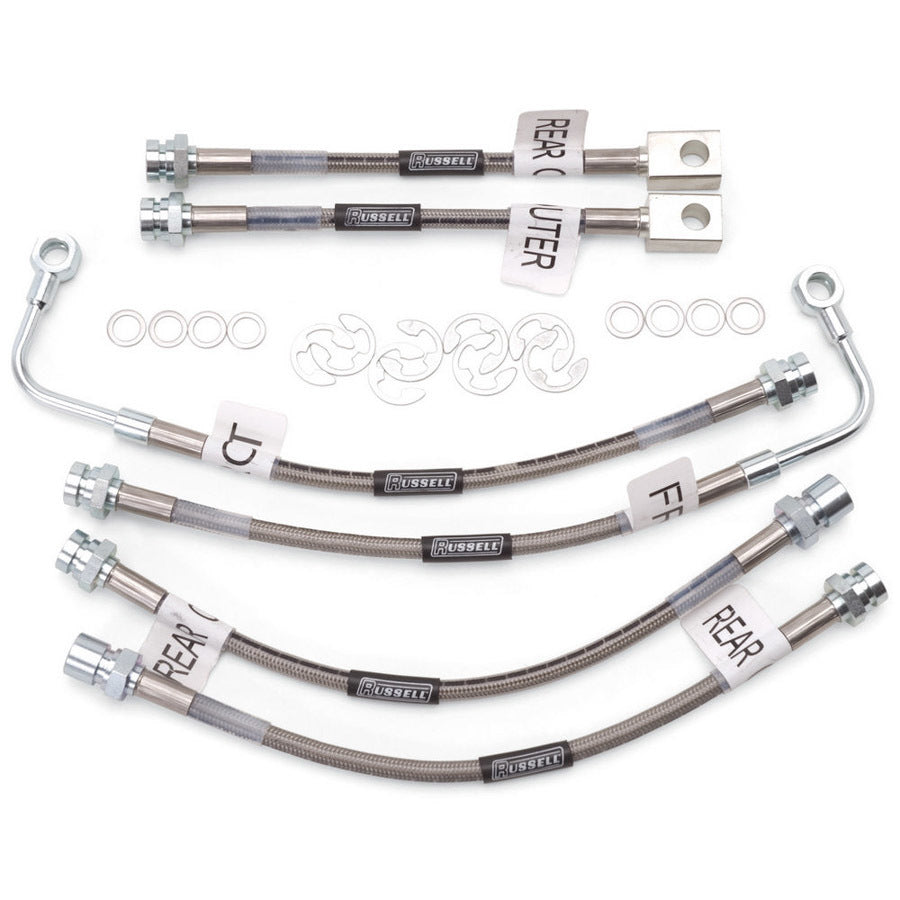 Russell Brake Hose Kit 98-02 Camaro w/ Trac Control MPN RUS692290 For GM F-Body 1998-2002