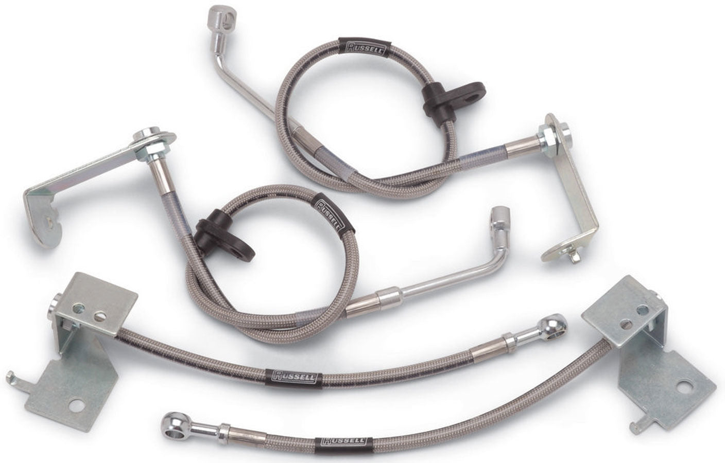 Russell Brake Hose Kit 05-12 Mustang w/ ABS MPN RUS693380 For Ford Mustang 2005-12