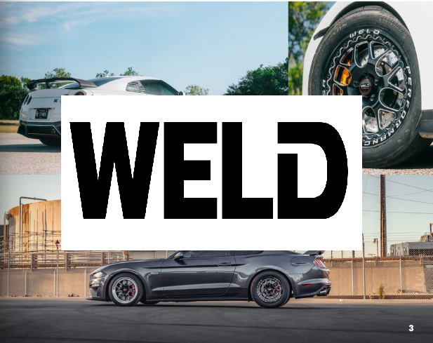 Weld Racing 15x15 Blk Magnum Sprint Wheel 6in BS - DB WEL735B-51546