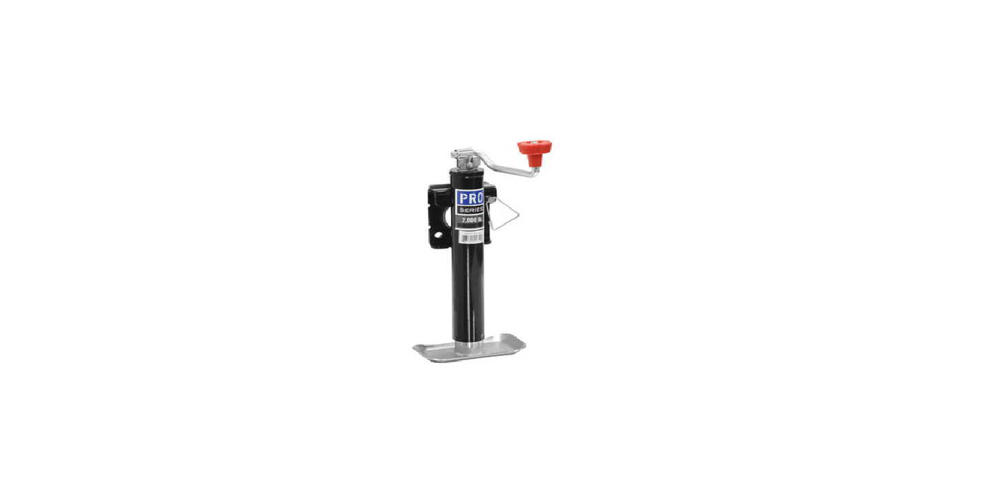 Pro Series Weld-On Jack Topwind 2000 lbs. w/Foot