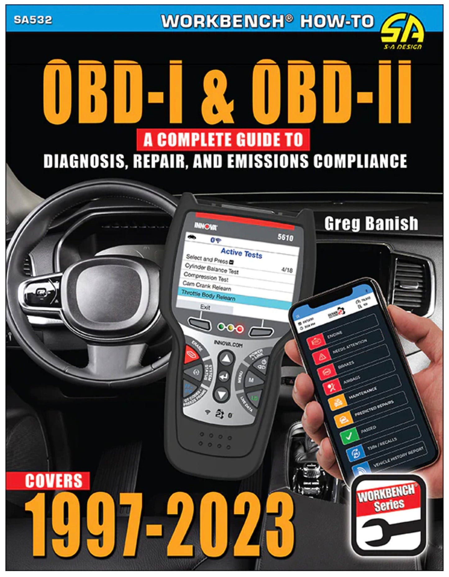S-A Books OBD-I / OBD-II Diagnosis /Repair and Emissions MPN SABSA532