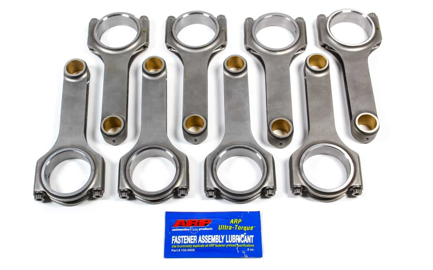 Scat Enterprises SBC 4340 Forged H-Beam Rods 6.000 w/ARP2000 MPN SCA2-350-6000-2100A For Chevy