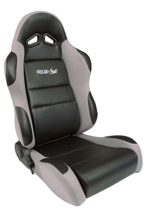 Scat Enterprises Sportsman Racing Seat - Right - Gray Vinyl/Vlour MPN SCA80-1605-62R