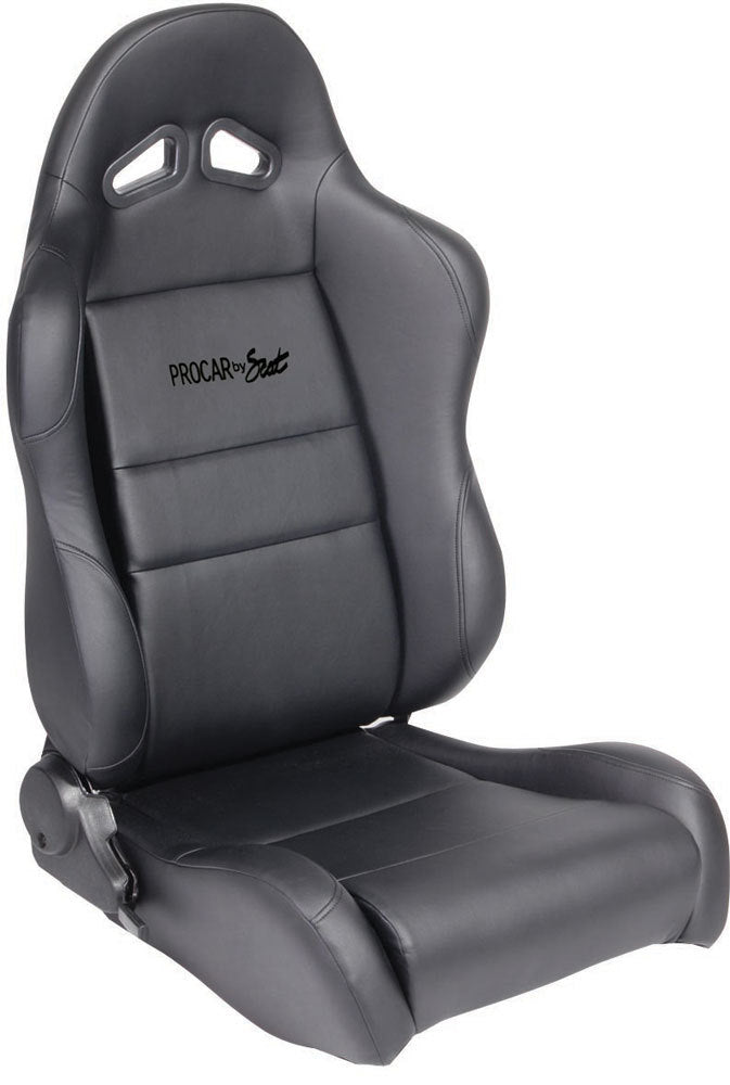 Scat Enterprises Sportsman Racing Seat - Right - Blk Syn Leather MPN SCA80-1610-51R