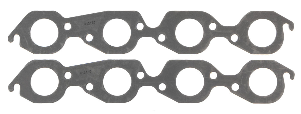 Sce Gaskets BBC Exhaust Gasket Set Small Round Port MPN SCE413180 For Chevy