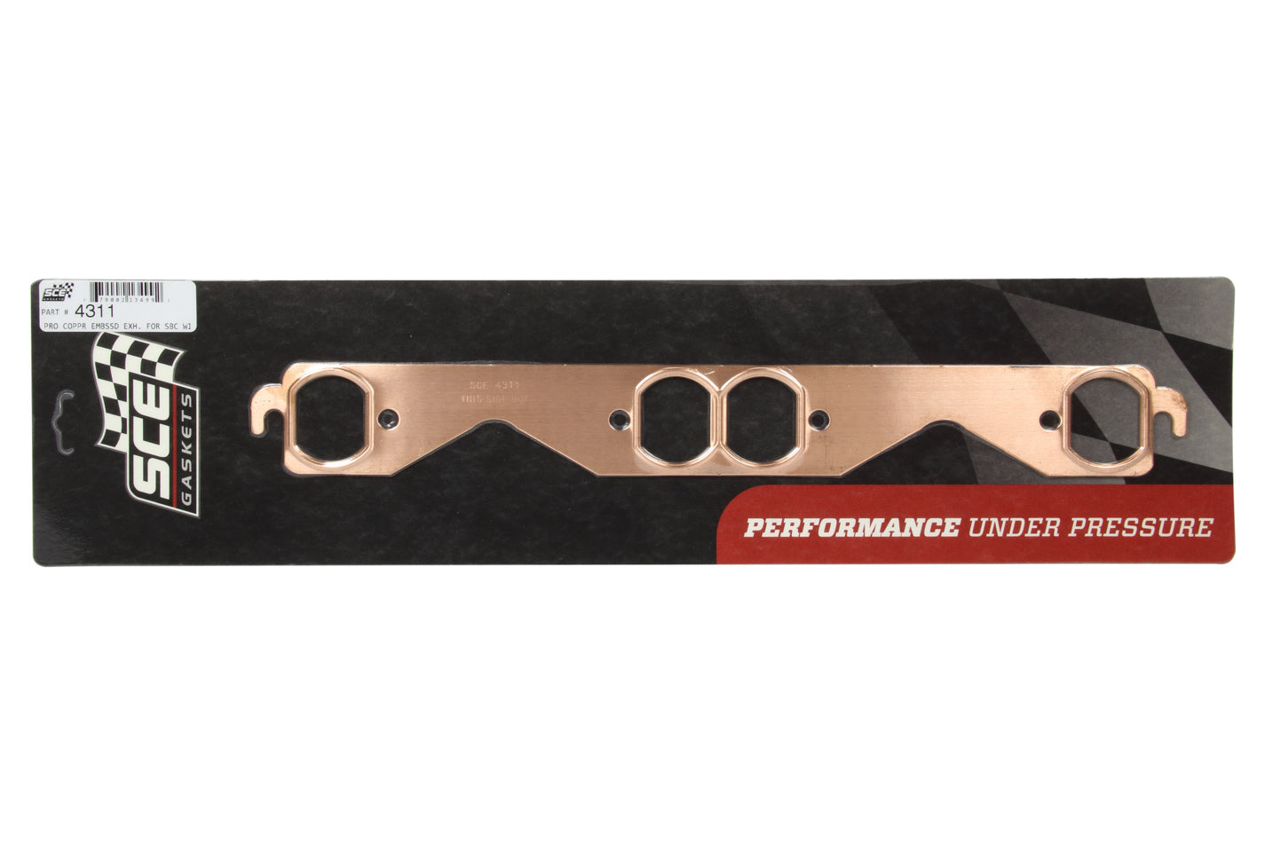 Sce Gaskets SBC Copper Exhausts Gasket MPN SCE4311 For Chevy