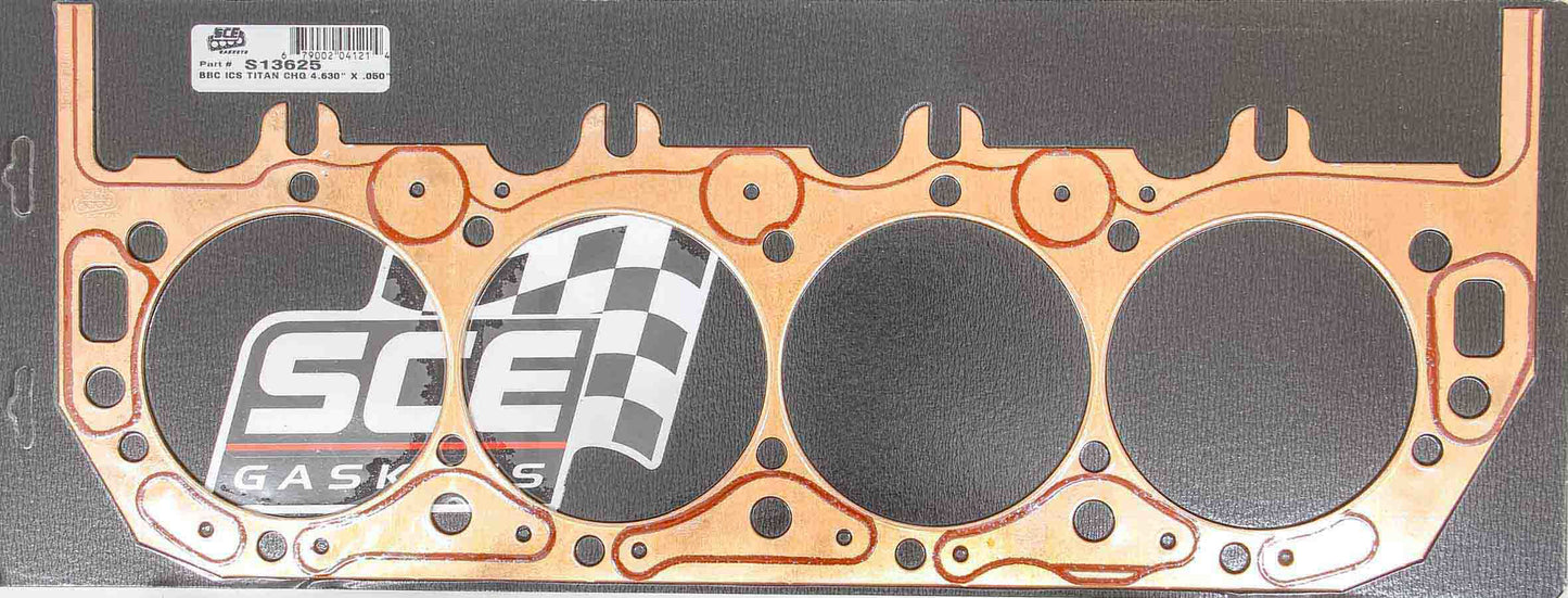 Sce Gaskets BBC ISC Titan Copper Head Gskt 4.630 x .050 SCES136250
