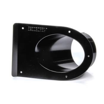 Schoenfeld Tail Pipe Saver 3-1/2in Single Outlet Black 45 SCH350TSB-45