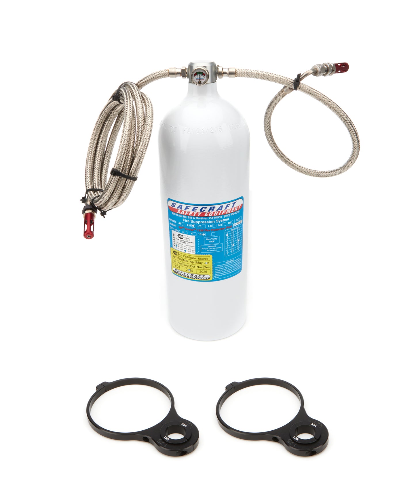 Safecraft 10 Lbs Auto Thermal w/ 1.25 Brackets Late Model MPN SFCLM10JGK-125-21-85-B