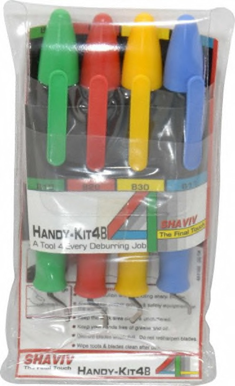 Shaviv Usa Deburring Kit 4pc Glo-Burr Handykit MPN SHA90042