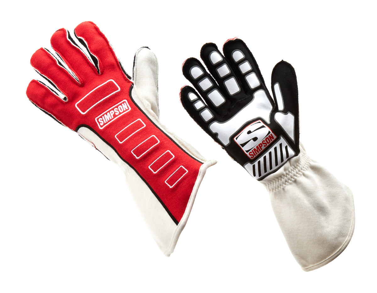 Simpson Safety Competitor Glove Large Red Outer Seam MPN SIM21300LR-O