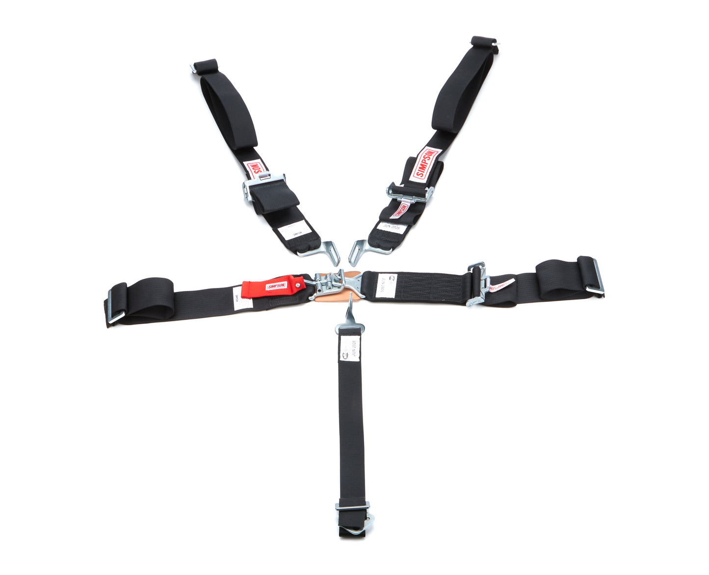 Simpson Safety Harness Sprint W/A P/D Black Hans No RH Adjust MPN SIM29066BKH Sprint Car