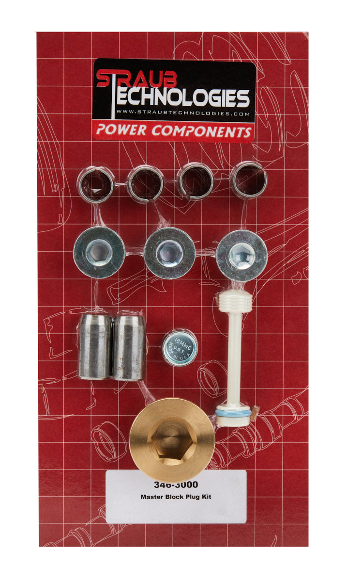 Straub Technologies Inc. LS Engine Plug Kit Master Block Kit MPN STT346-3000 For GM LS-Series