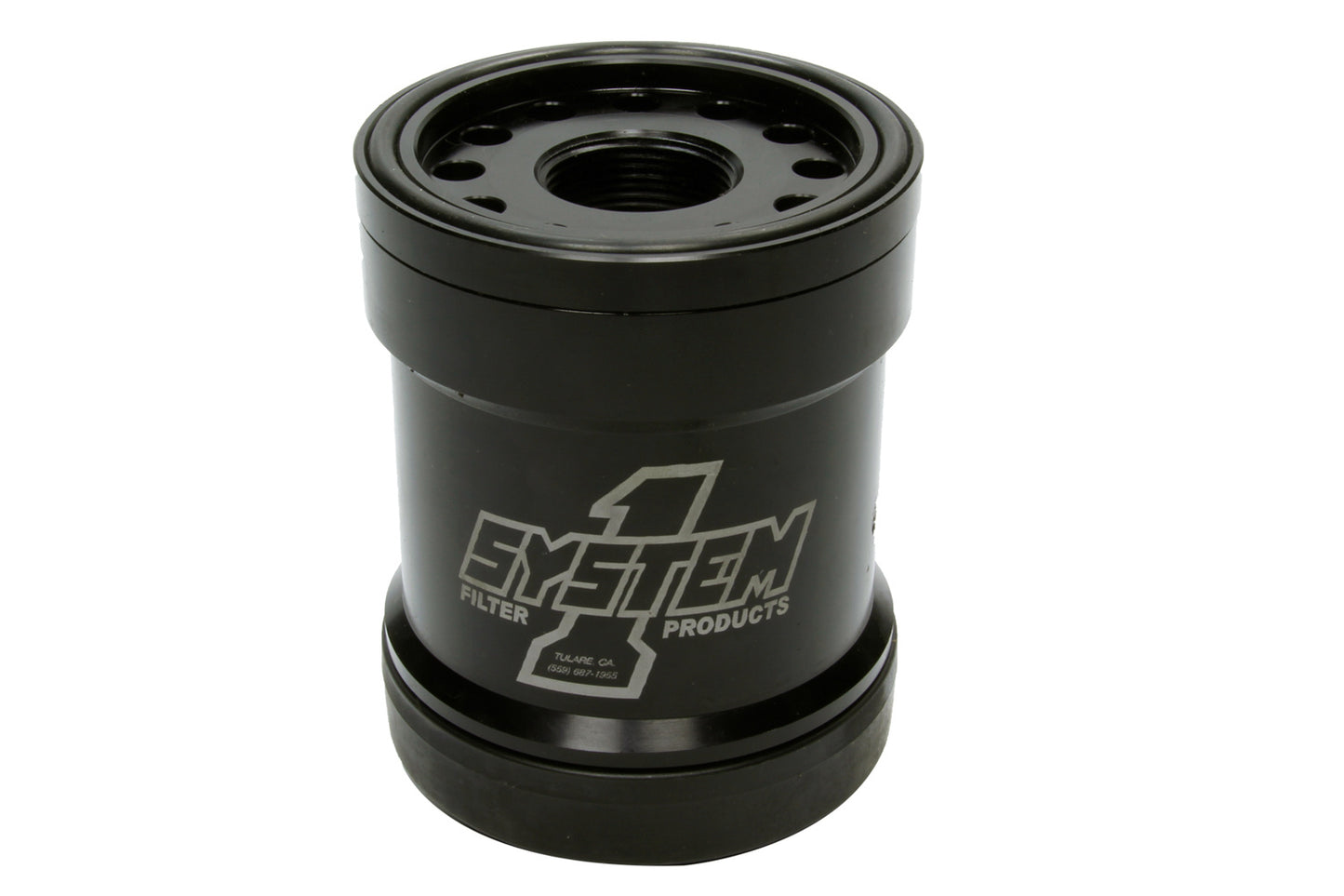 System One Billet HP6 Style Oil Filter 45 Micron MPN SYS210-005 For Universal use