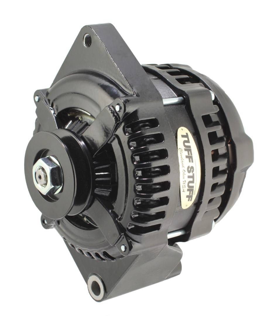 Tuff-Stuff 225 MAX AMP Alternator 1 Groove 1 Wire Black TFS8441B1G1W